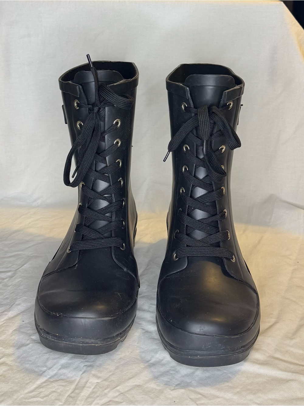 Torrid Size 11 WW Black Military Rain Boots